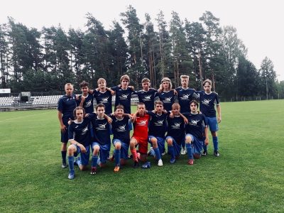 U16 attīstības grupai pirmā uzvara Latvijas čempionātā