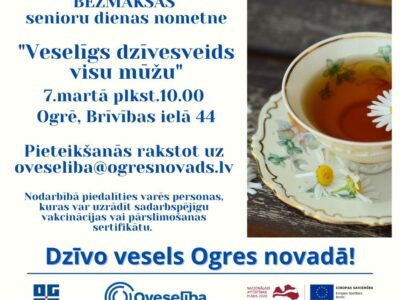 “Veselīgs dzīvesveids visu mūžu”