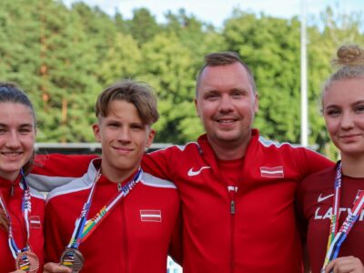 Ogres vieglatlēti Baltijas komandu čempionātā ar medaļām