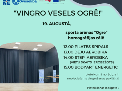 Vingro Vesels Ogrē – 19.augustā arēnā OGRE