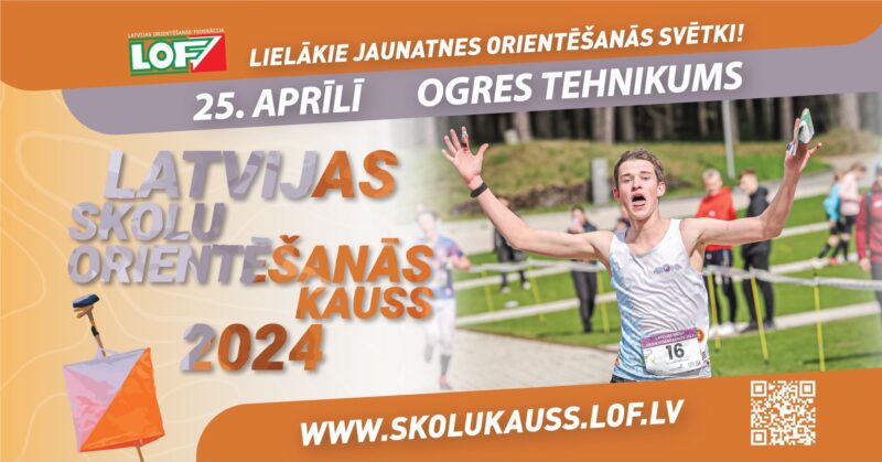 Latvijas skolu orientēšanās kauss 2024 @ Ogres Tehnikums