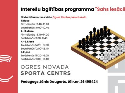 Interešu izglītības programma “Šahs iesācējiem”