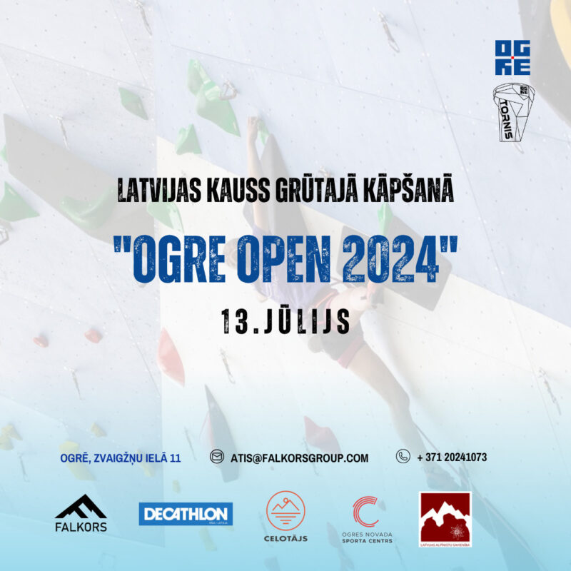 Latvijas kauss grūtajā kāpšanā "OGRE OPEN 2024" @ Tornis Ogre