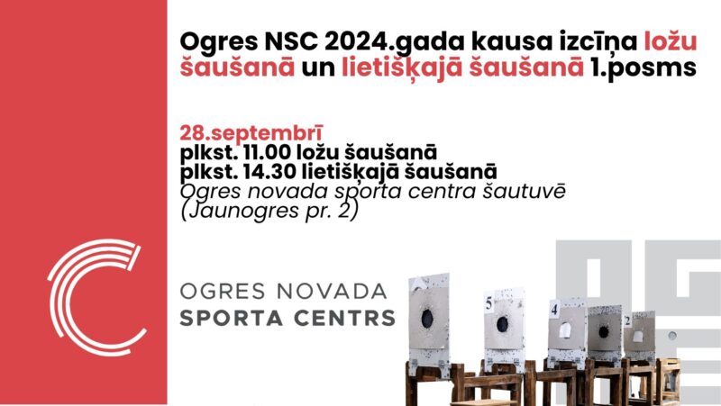 Ogres NSC 2024.gada kausa izcīņa ložu šaušanā un lietišķajā šaušanā 1.posms @ Jaunogres pr. 2 (ONSC Šautuve)