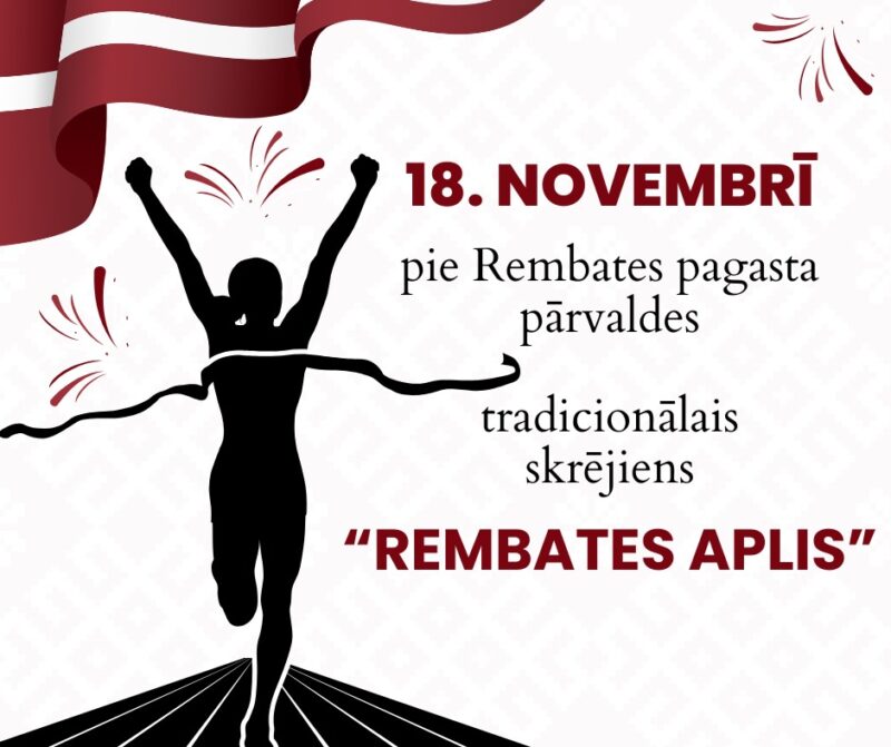 Tradicionālais skrējiens "Rembates aplis" 2024 @ Rembates centrā pie kultūras nama