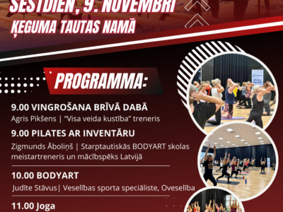 Vingro Vesels Ķegumā – 9.novembrī