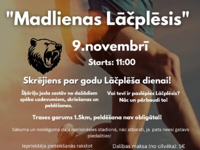 Izskrien šķēršļu joslu “Madlienas Lāčplēsis”