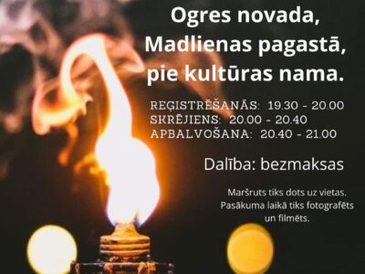 11.novembra Gaismas skrējiens Madlienā